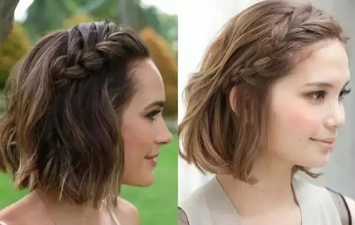 锁骨编发这样扎很好看_美发资讯 - 统丽_沈阳市统丽职业技术学校