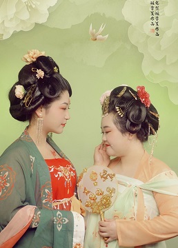 唐风汉服妆造